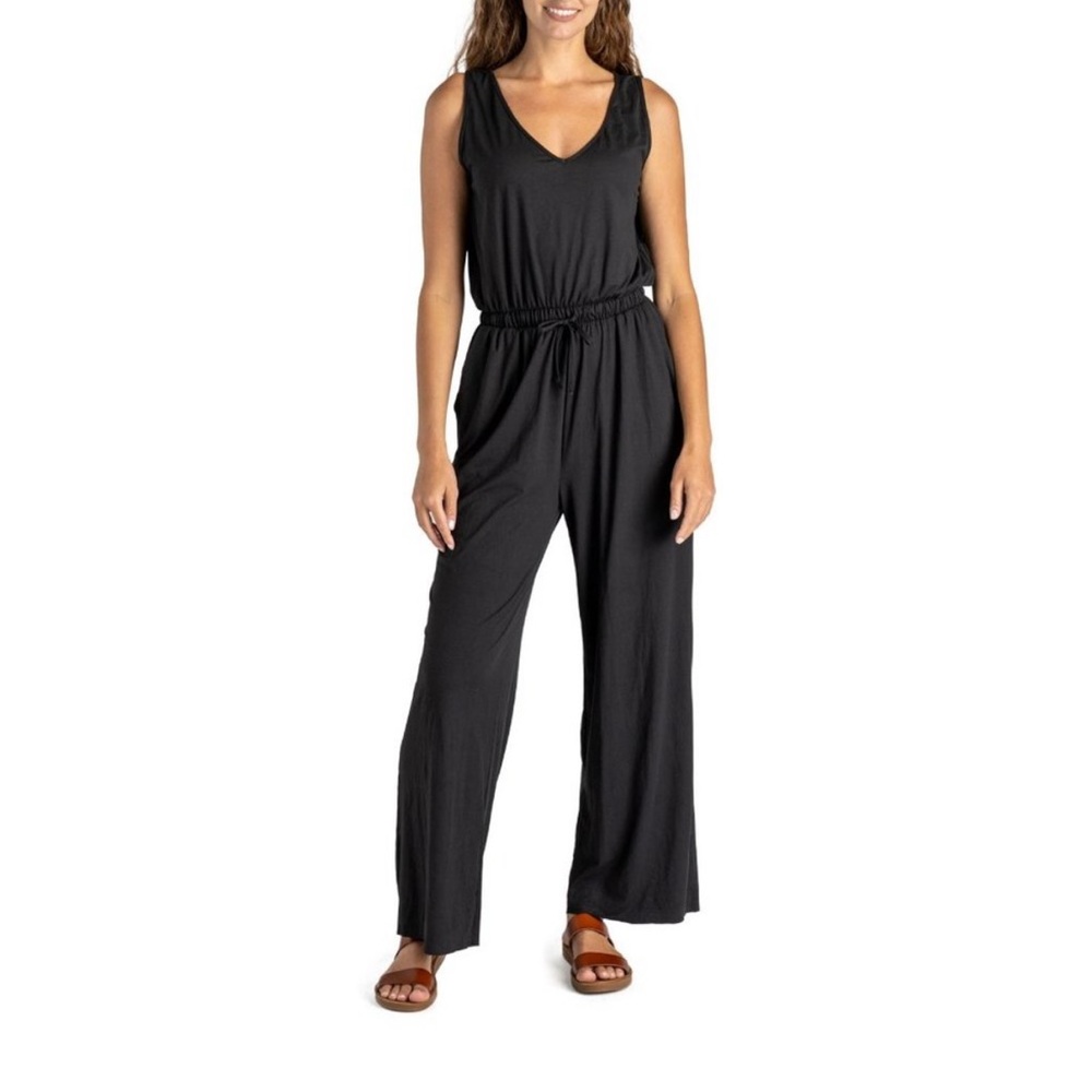 Chic Black Sleeveless Jumpsuit